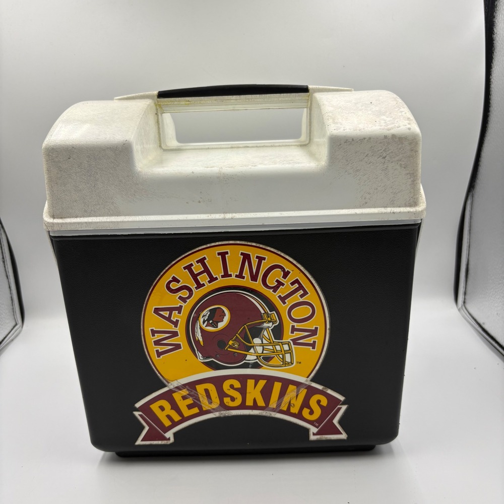 Rubbermaid Washington Redskins Cooler Model 1817 Vintage NFL Personal Cooler